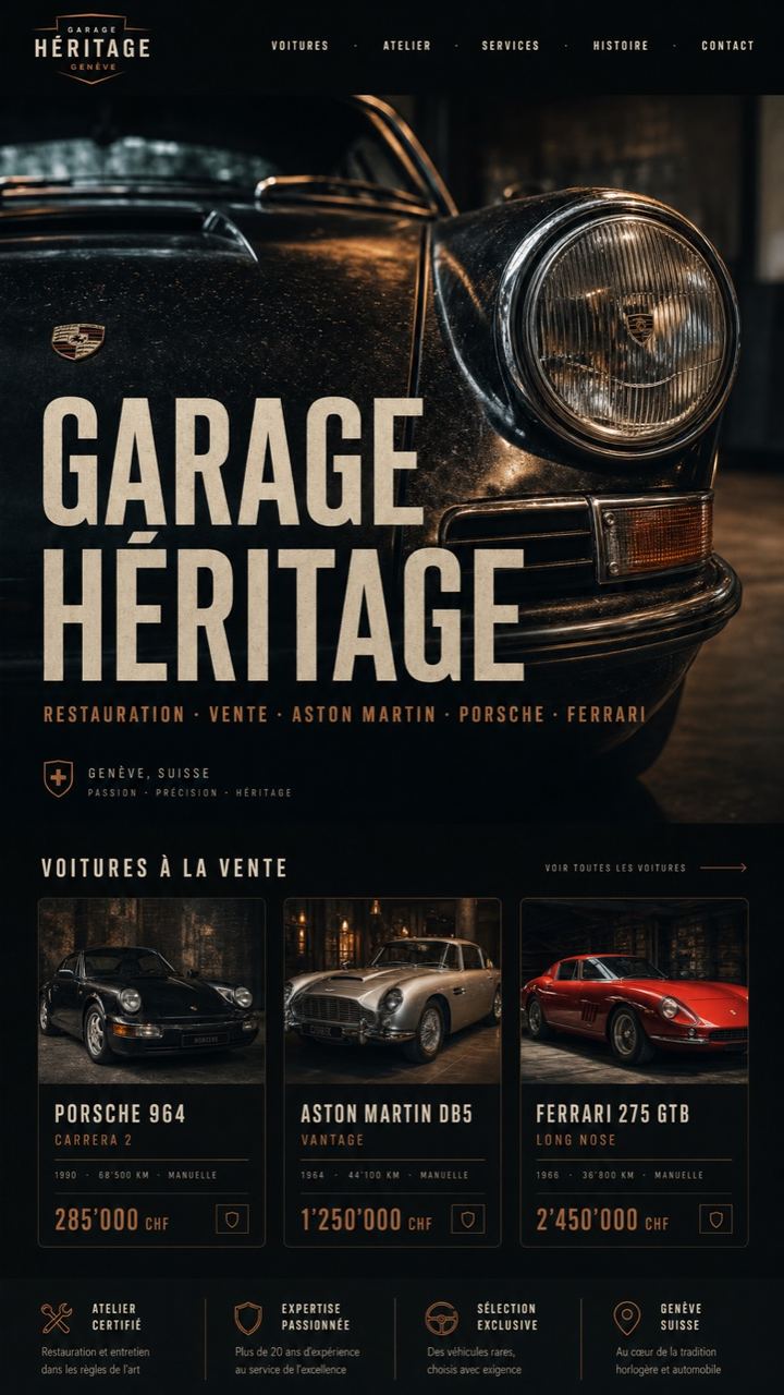 Concept Khoma · Garage prestige