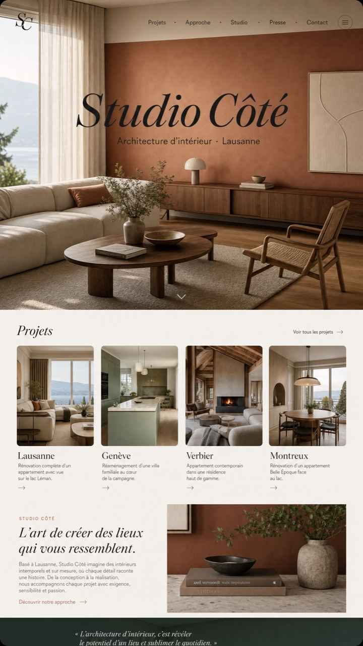 Concept Khoma · Architecte d'intérieur