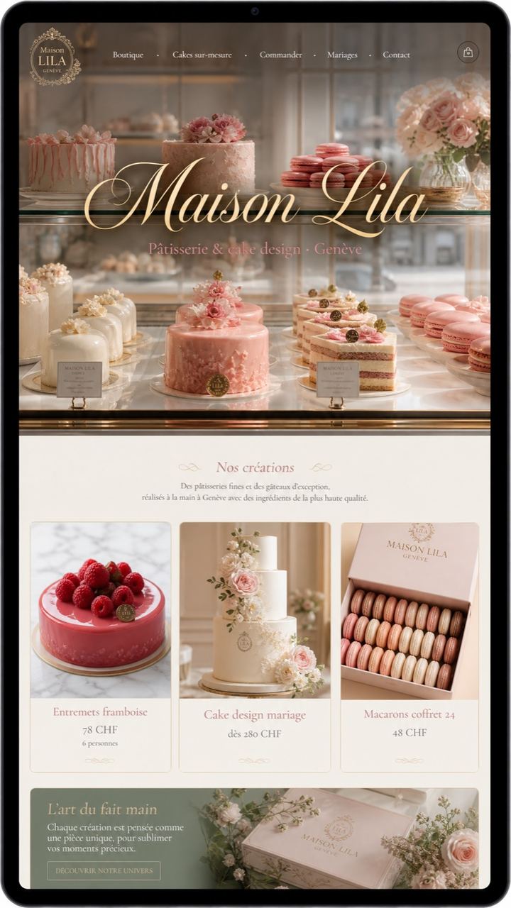 Concept Khoma · Pâtisserie